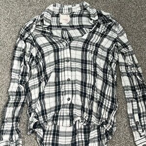 Black and white flannel